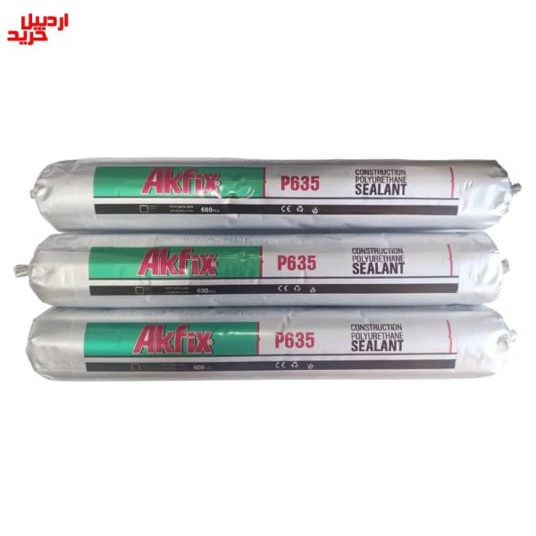 خرید چسب پلی اورتان سوسیسی سفید آکفیکس - akfix polyurethane adhesive 600ml - اردبیل خرید