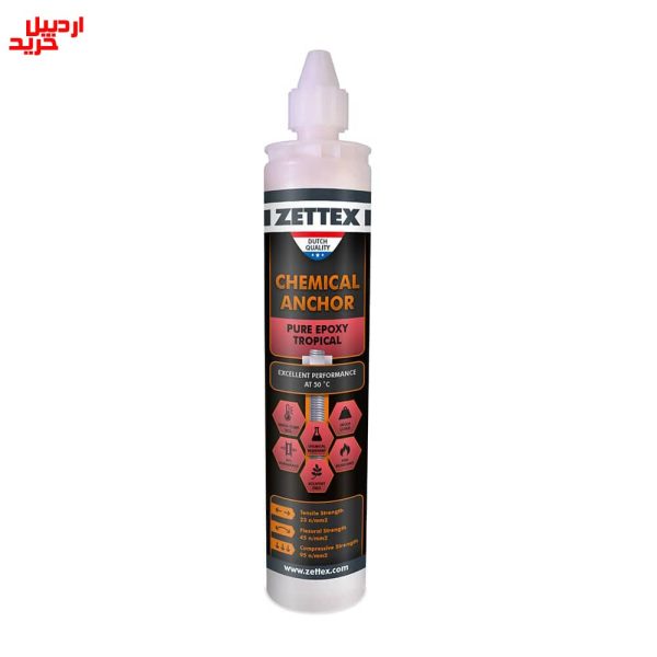 خرید چسب کاشت میلگرد تروپیکال زتکس zettex chemical anchor pure epoxy tropical- اردبیل خرید