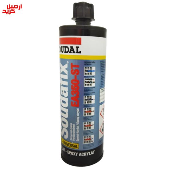 خرید چسب کاشت میلگرد دو جزئی سودافیکس ea350-st سودال soudal soudafix epoxy acrylate ea350-st 410ml- اردبیل خرید