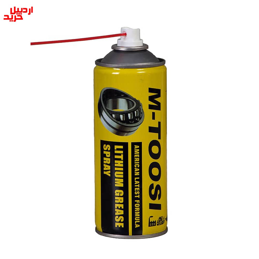 ویژگی های اسپری گریس لیتیوم ام-طوسی M-TOOSI lithium grease spray 500ml- اردبیل خرید