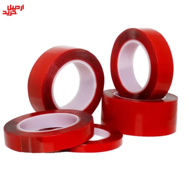مرکز فروش چسب دوطرفه ژله ای شفاف  - transparent double-sided jelly tape 5m- اردبیل خرید