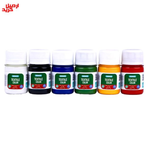 قیمت رنگ پارچه قابل شستشو سوداکو پک 6 عددی sodaco textile color 30ml- اردبیل خرید