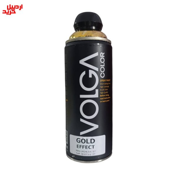 خرید اسپری رنگ طلایی ولگا (افکت طلایی) volga spray paint gold effect - اردبیل خرید