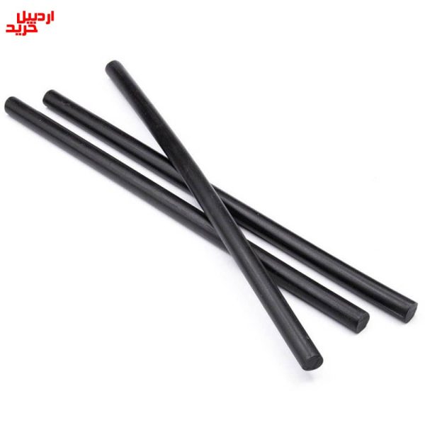 خرید چسب حرارتی صافکاری مشکی (میله‌ای)  black hot melt glue stick - اردبیل خرید