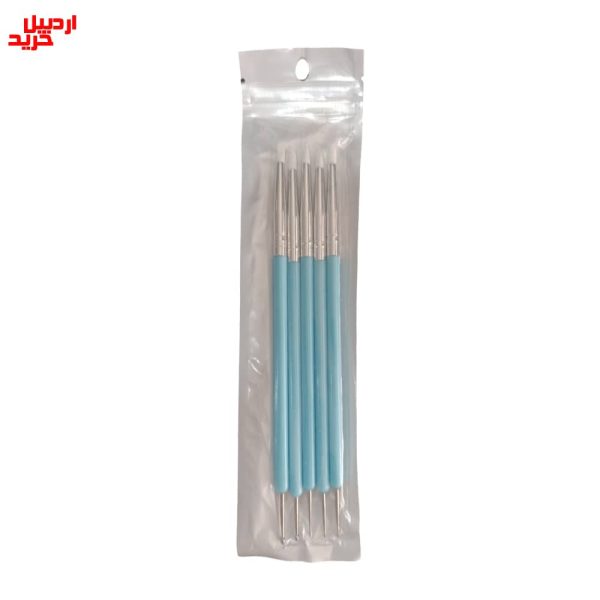 فروش قلم سیلیکونی و داتینگ 5 عددی Double Ended Silicone Fondant Decorating Pen & Sculpting Tool Set- اردبیل خرید