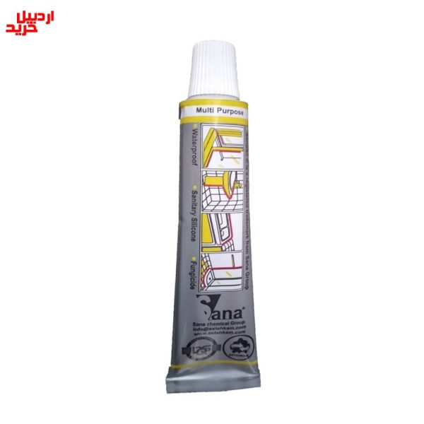 خرید چسب سیلیکون شفاف ثنا سیل sanasil multi purpose silicone 30ml - اردبیل خرید