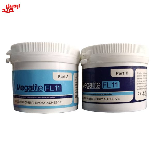 خرید چسب اپوکسی مگاتایت کد FL11  ویژه فلز و کامپوزیت epoxy megatite fl11 - 500gr - اردبیل خرید
