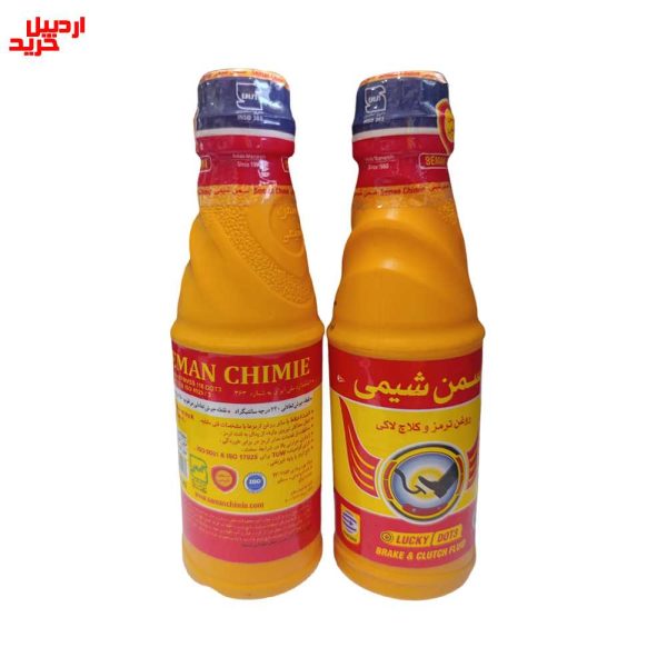 خرید عمده روغن ترمز و کلاچ لاکی سمن شیمی DOT3 حجم 250 میلی لیتر - اردبیل خرید