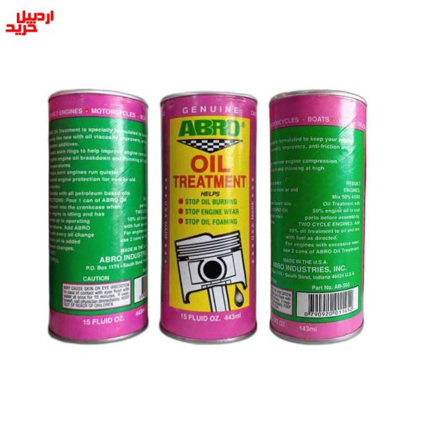 خرید مکمل روغن موتور ابرو abro oil treatment 443ml - اردبیل خرید