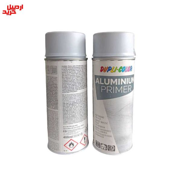 خرید اسپری آستر مخصوص آلومینیوم دوپلی‌ کالر dupli color aluminium primer 400ml - اردبیل خرید