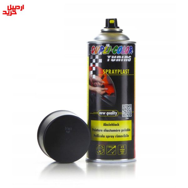 قیمت اسپری رینگ پلاست مشکی دوپلی کالر dupli color tuning sprayplast black 400ml - آیژه